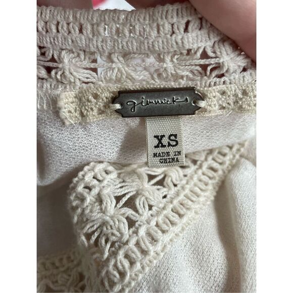 Gimmicks Buckle Oversized Dolman Lace-Up Top Size X-Small - Picture 5 of 6